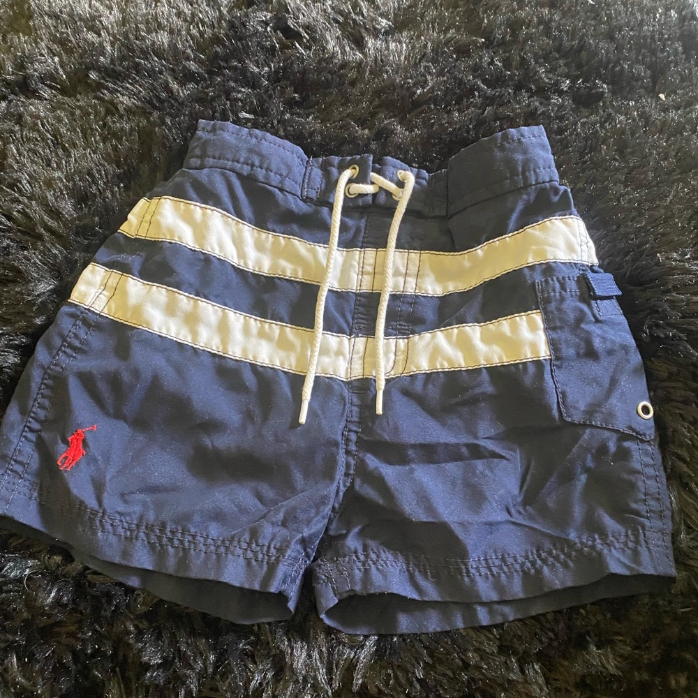 Ralph Lauren Polo swim trunks size 18 months!